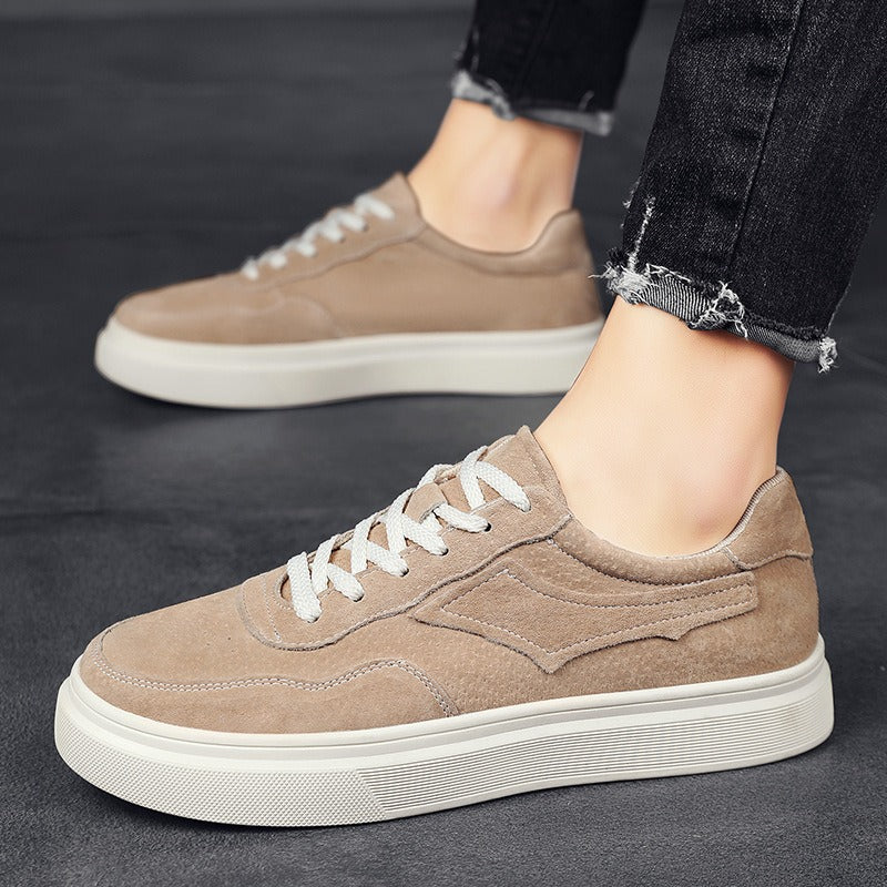Men's British retro style low top trainers - Henry