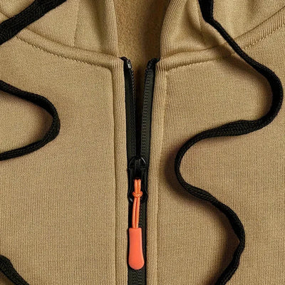 Men's sweatshirt with hood and pockets - Cesar