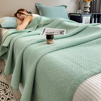 Cotton muslin bedspread