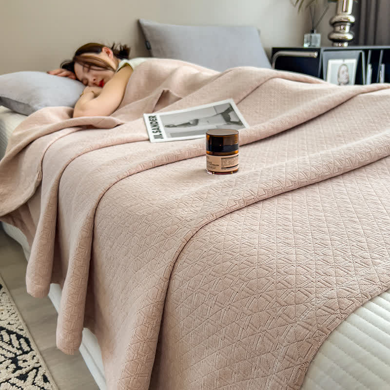 Cotton muslin bedspread