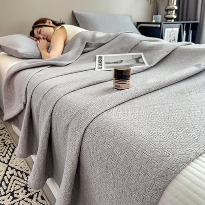 Cotton muslin bedspread