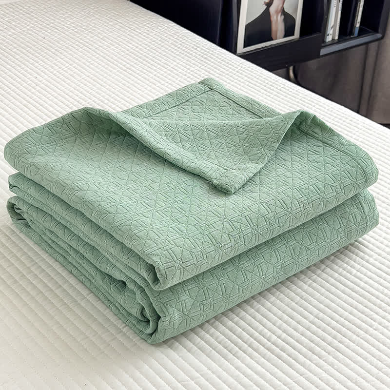 Cotton muslin bedspread