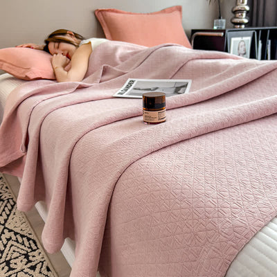 Cotton muslin bedspread