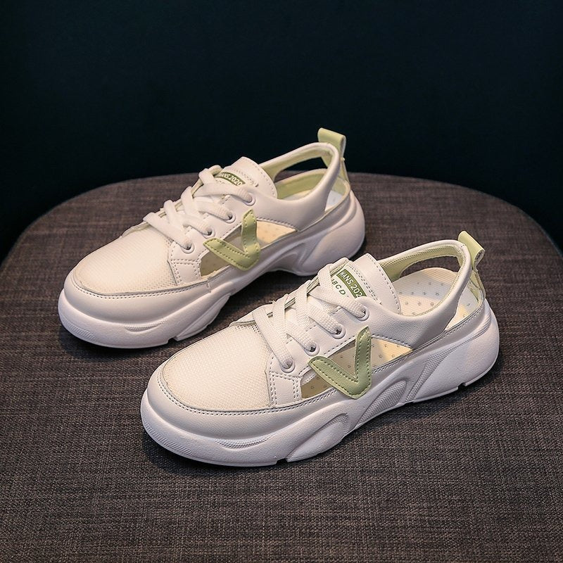 Women's perforated design trainers - Avelyn