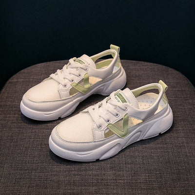 Women's perforated design trainers - Avelyn