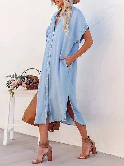 Leonie - Shirt dress with fixed pockets