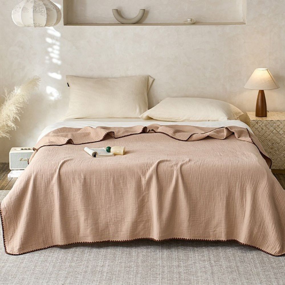 Cotton muslin blanket