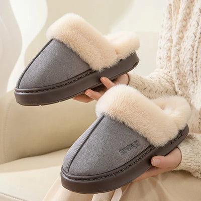 Eva Confort - Suede slippers for women