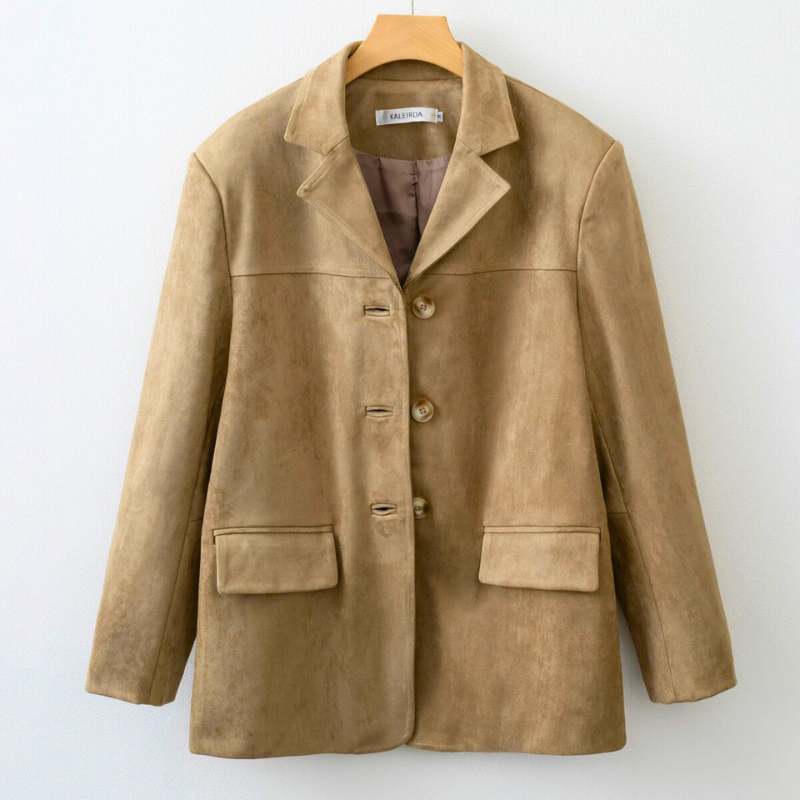 Elegant suede blazer - Megan