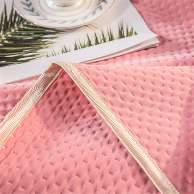 Silk summer bedspread