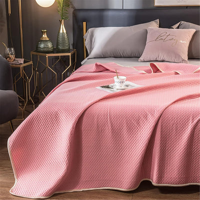 Silk summer bedspread