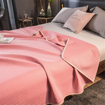 Silk summer bedspread