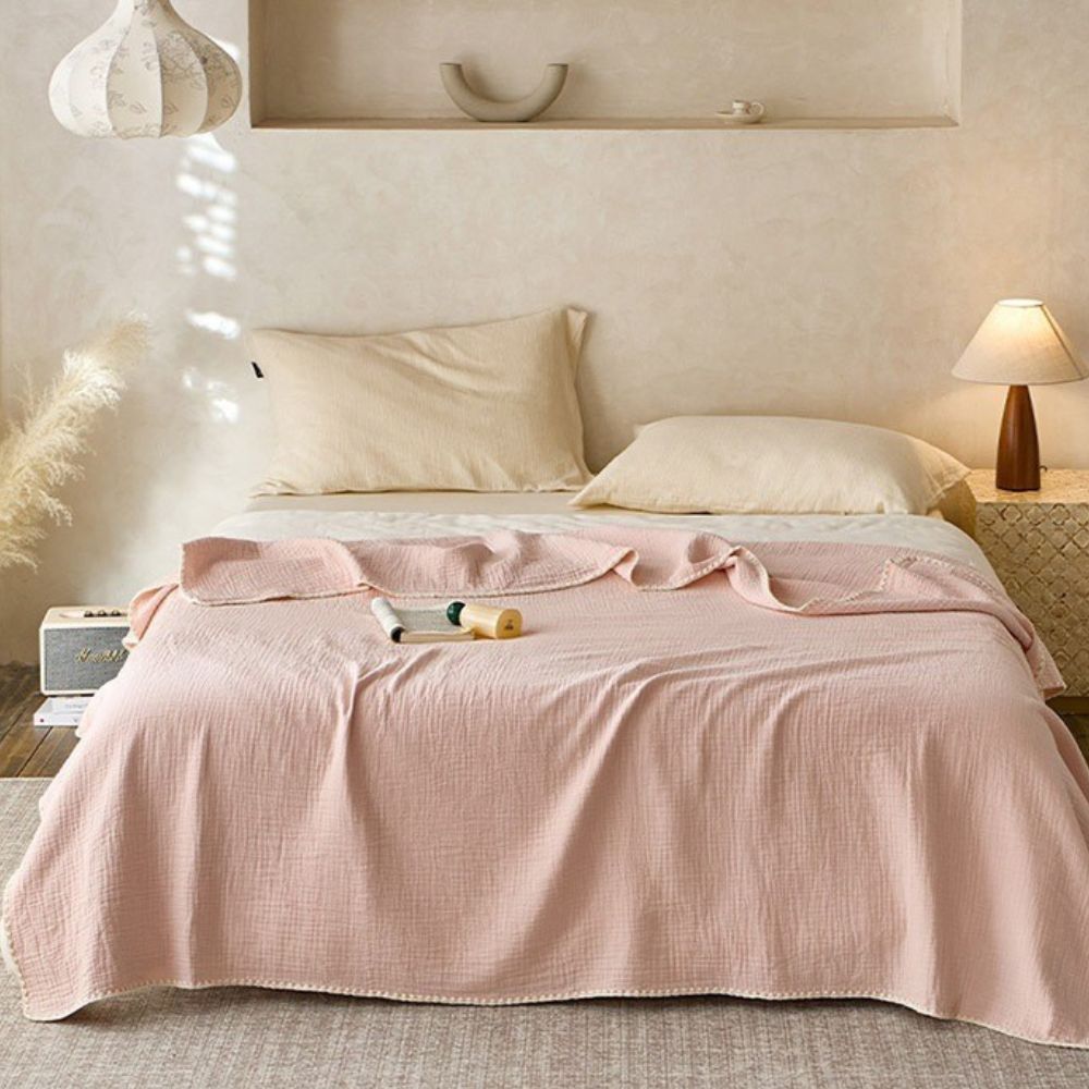 Cotton muslin blanket