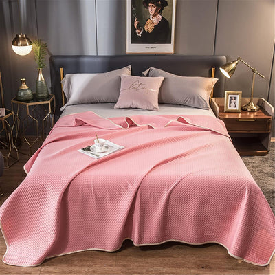 Silk summer bedspread