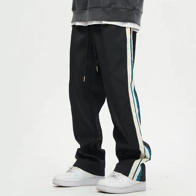 George - Draping Wide Leg Straight Pants Men