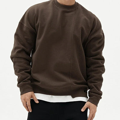 Nathan - Casual men's jumper with round neckline