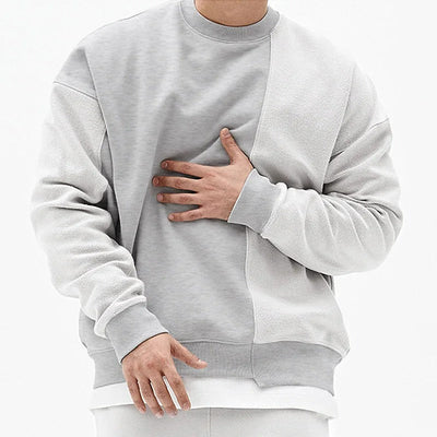 Nathan - Casual men's jumper with round neckline