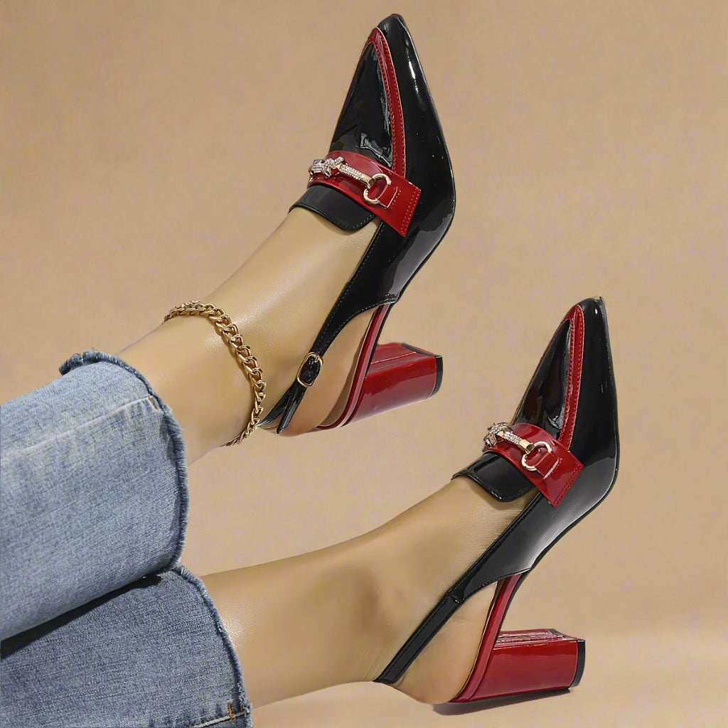 Slingback Block Heel - Millie