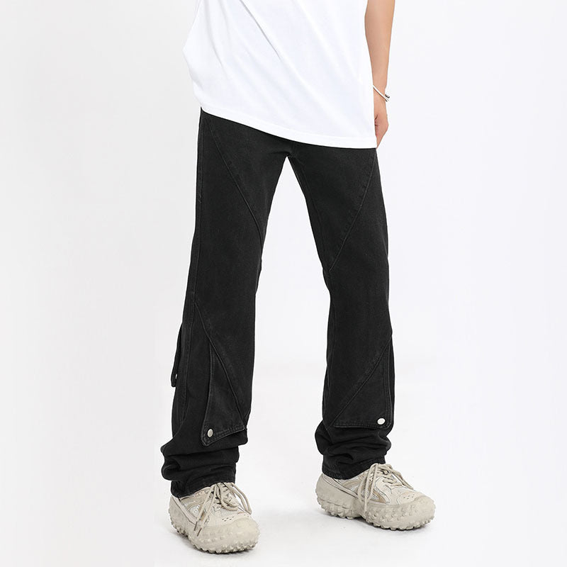 David - High street niche design straight jeans