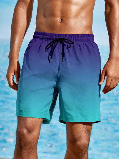 Leo - Beach shorts with colour gradient