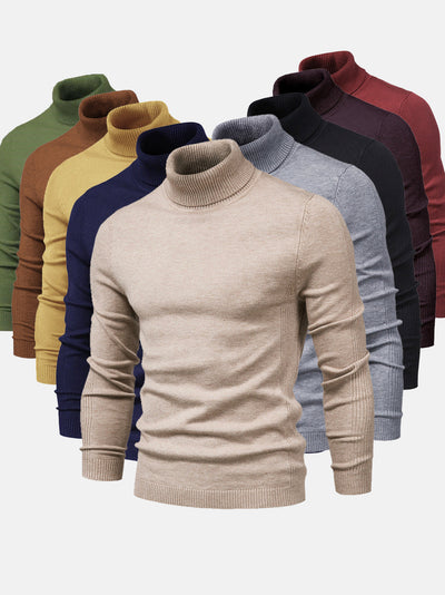Men's turtleneck jumper, washable