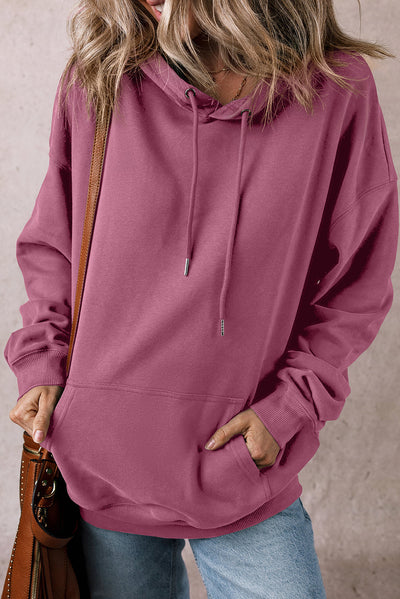 Nyna - Thick hoodie with kangaroo pocket and fleece lining