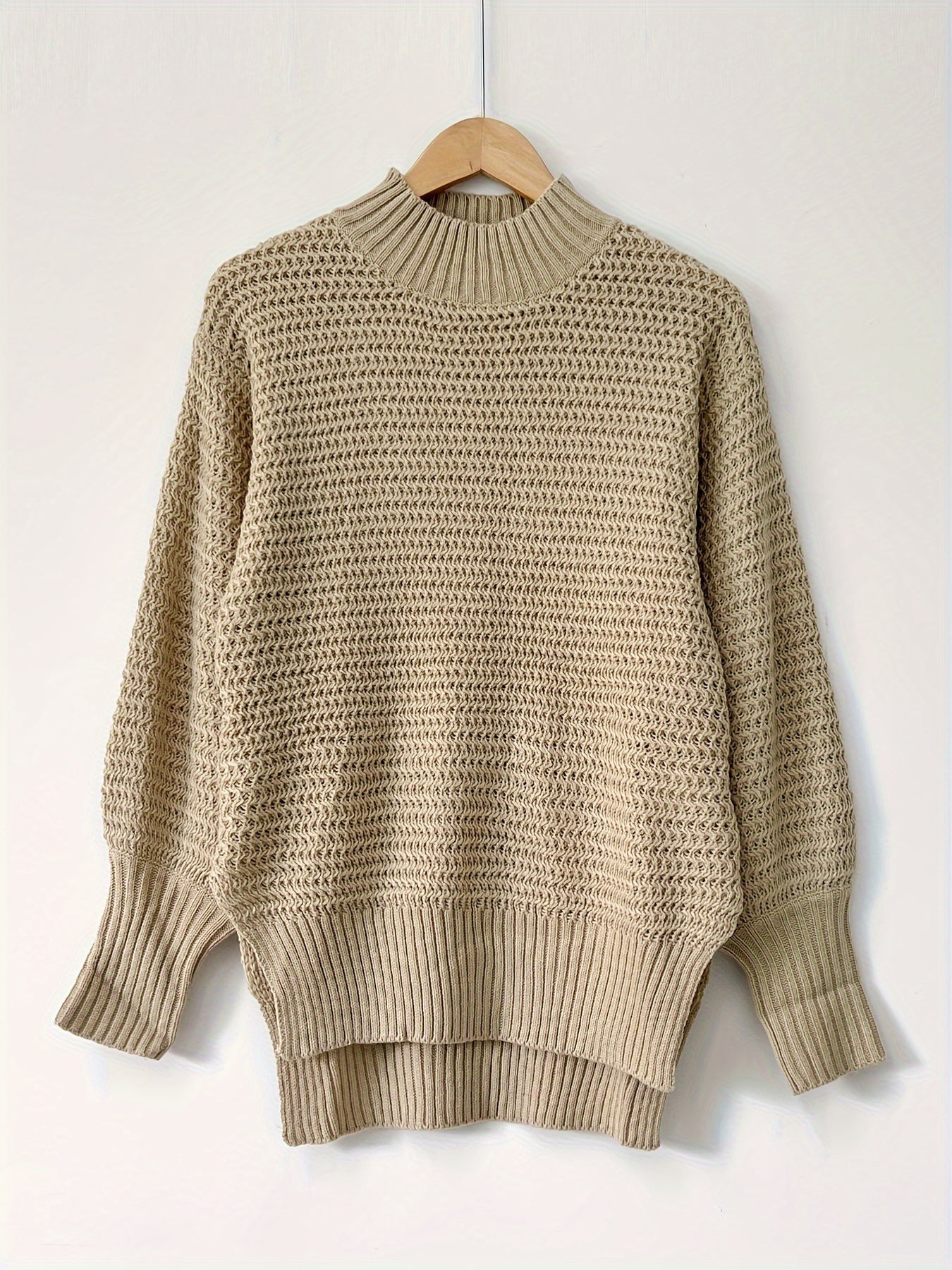 Women's Ribbed Knit Oversized Sweater - Eliane