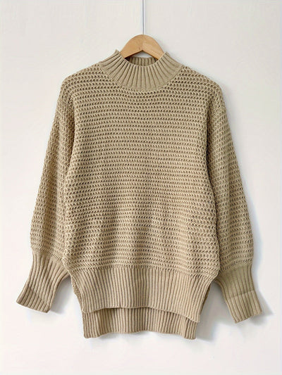 Women's Ribbed Knit Oversized Sweater - Eliane