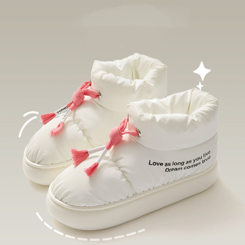 Waterproof lace-up ankle boots - Elodie