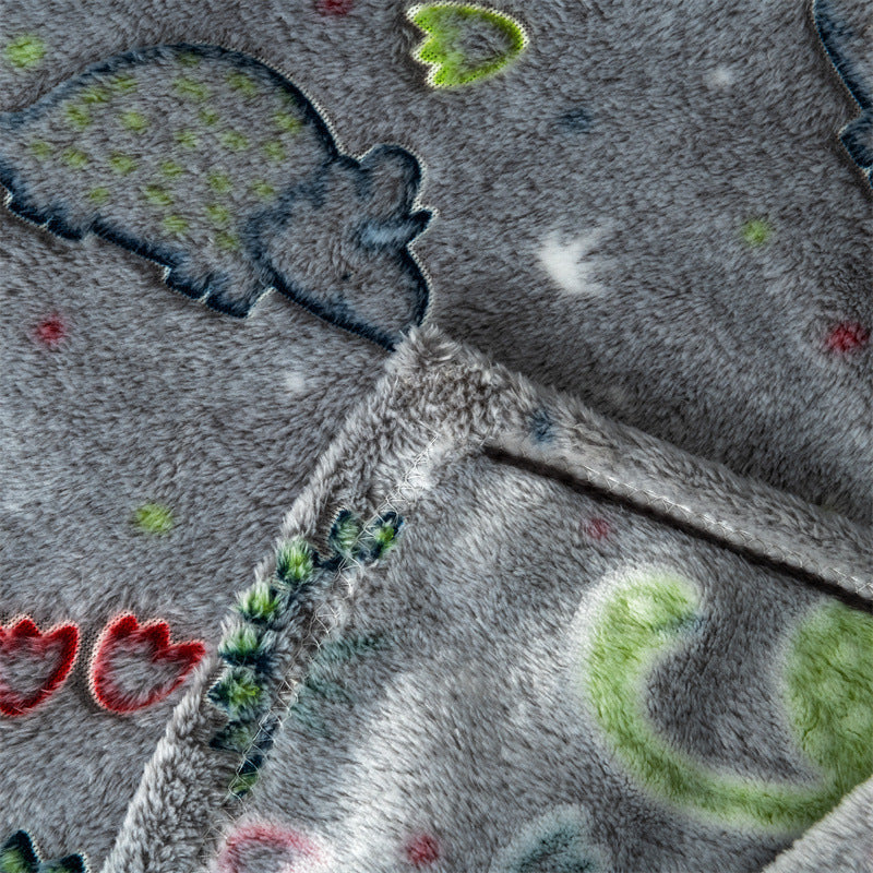 Children's Flannel Dinosaurs Blanket