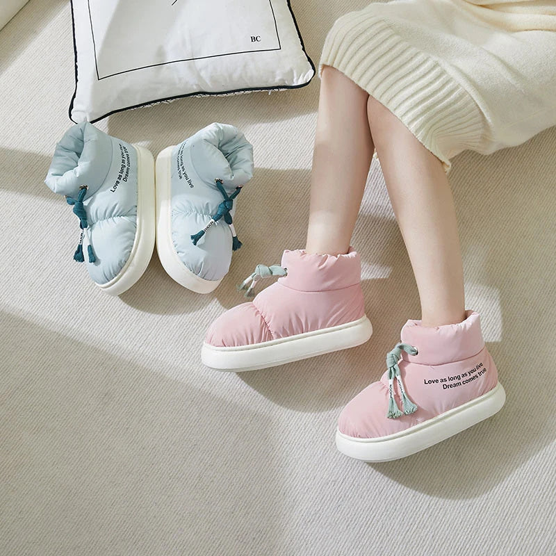 Waterproof lace-up ankle boots - Elodie