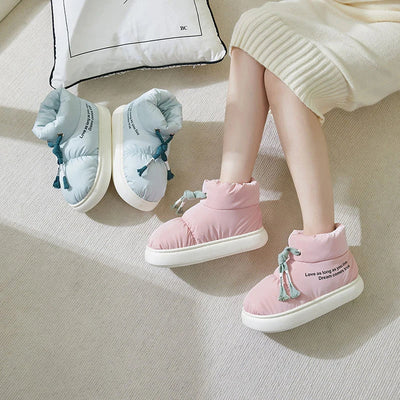 Waterproof lace-up ankle boots - Elodie