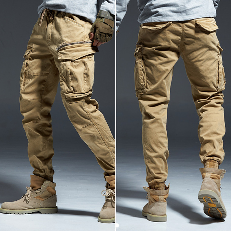 Men's Tactical Multi-Pocket Cargo Trousers - Novan