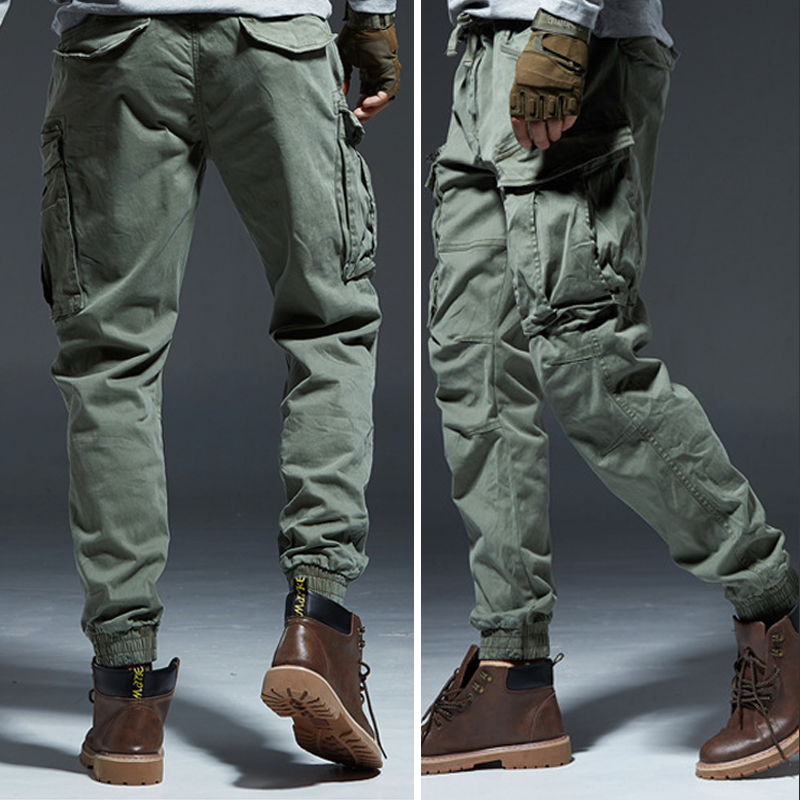 Men's Tactical Multi-Pocket Cargo Trousers - Novan