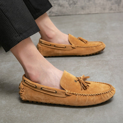 Men's soft sole loafers with tassels - Alessio