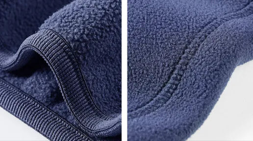 Josh - Men's jacket with stand-up collar, lined with fleece