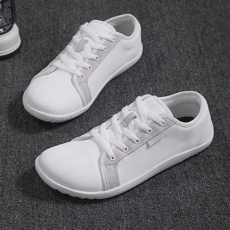 Unisex breathable sneakers with non-slip sole pastel pink - Elina