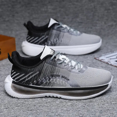 Men's sneakers with blue and white degraded sole - Orion