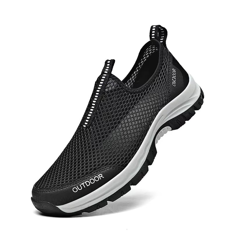 Men's shoes in breathable lightweight mesh with slip-resistant soles - Bruno