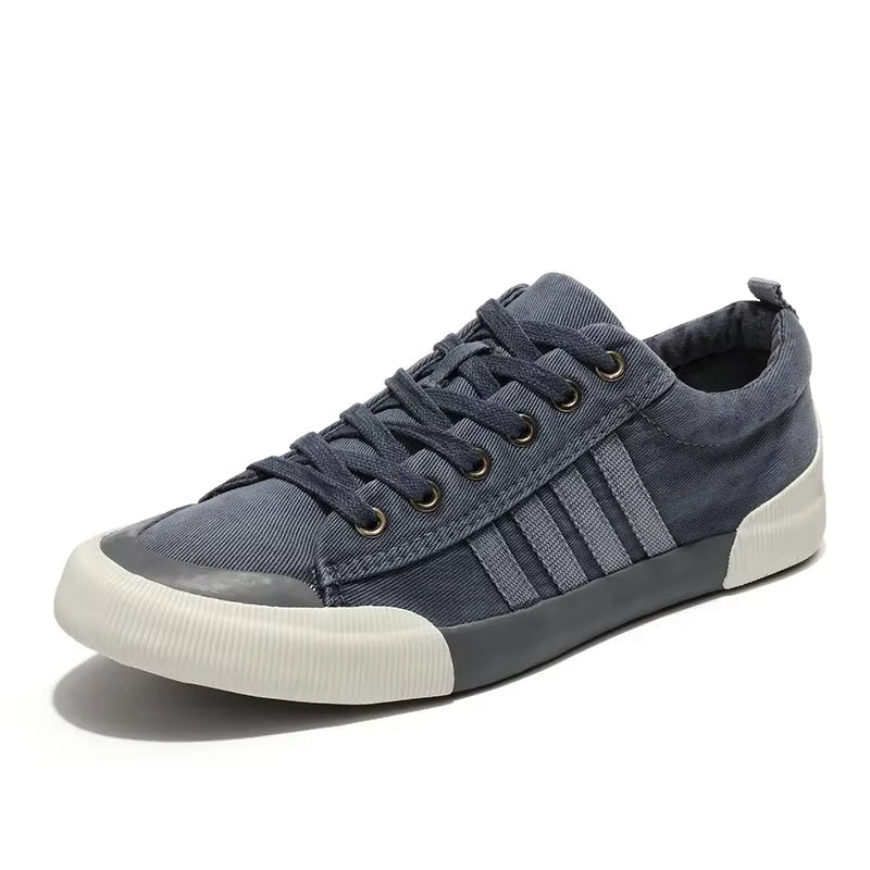 Men's casual canvas trainers urban style - Damien