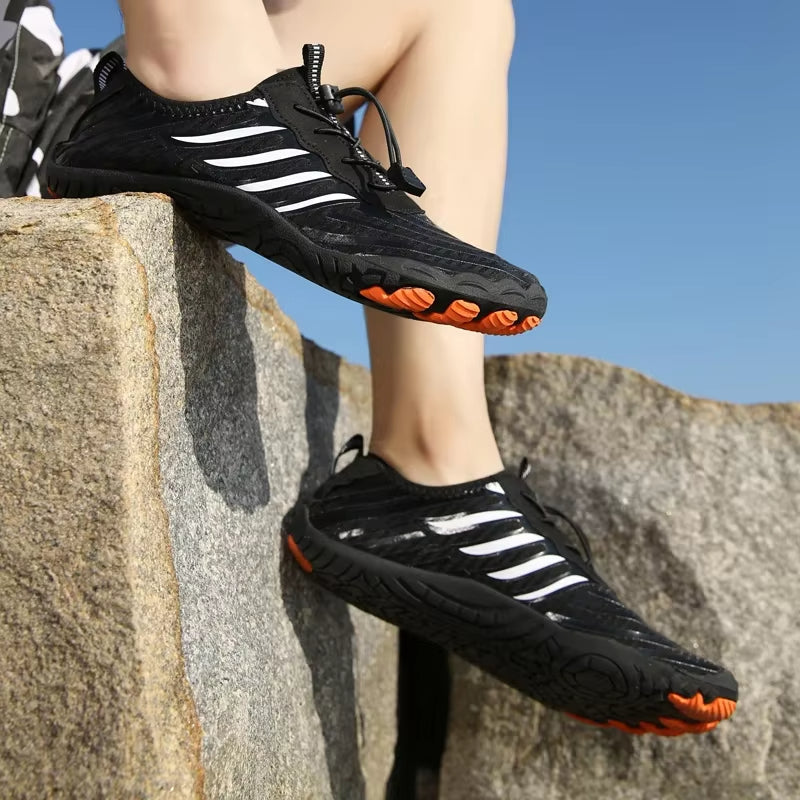 Men's breathable mesh aquatic style shoes - Damien