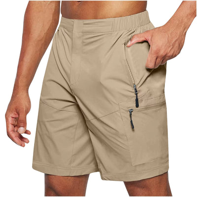 Men's shorts technical fabric multi-pockets - Adrian