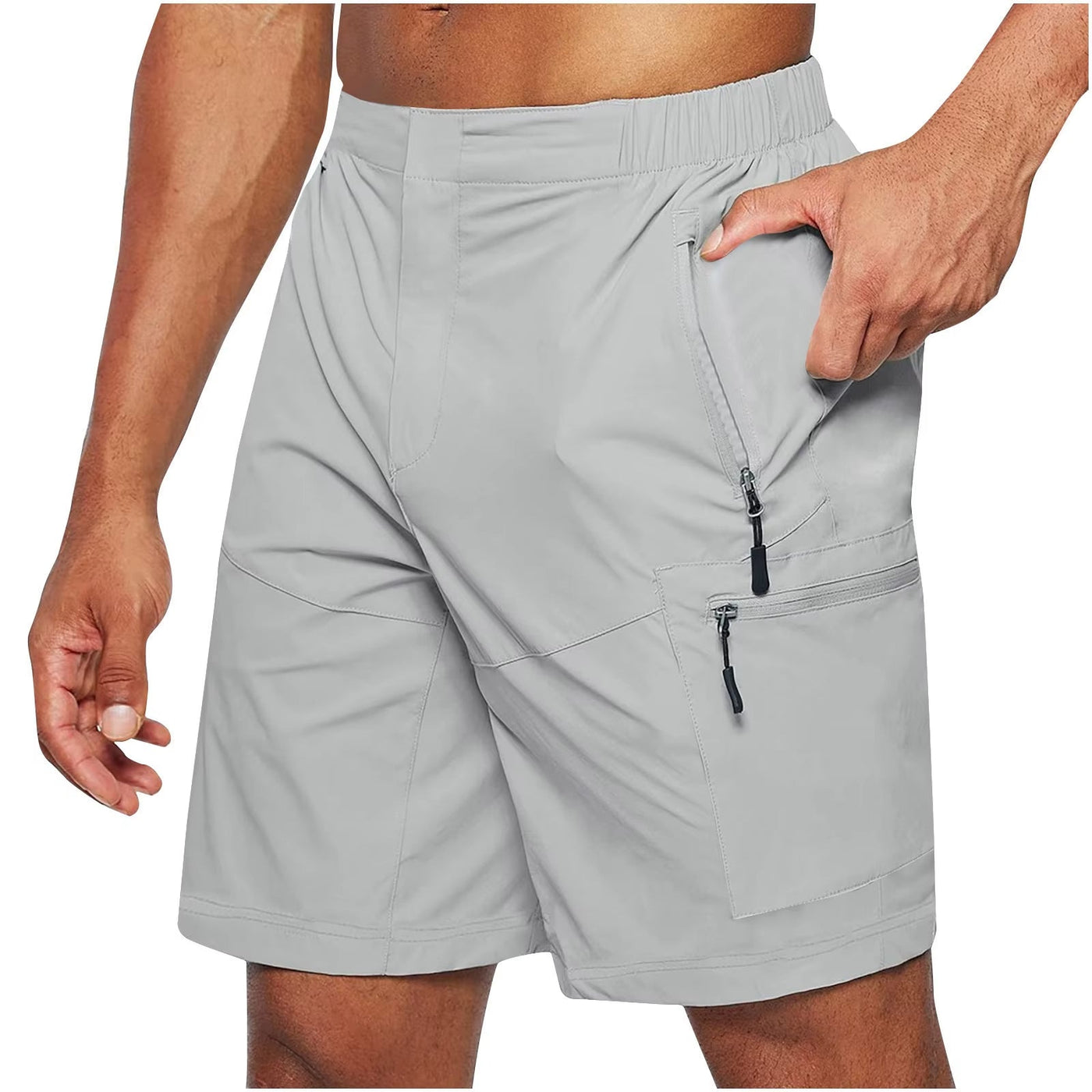Men's shorts technical fabric multi-pockets - Adrian