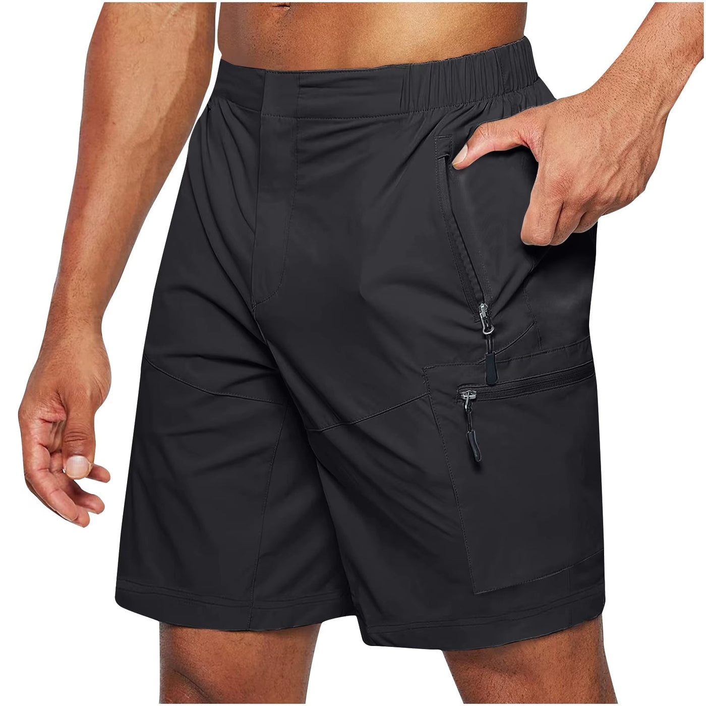 Men's shorts technical fabric multi-pockets - Adrian