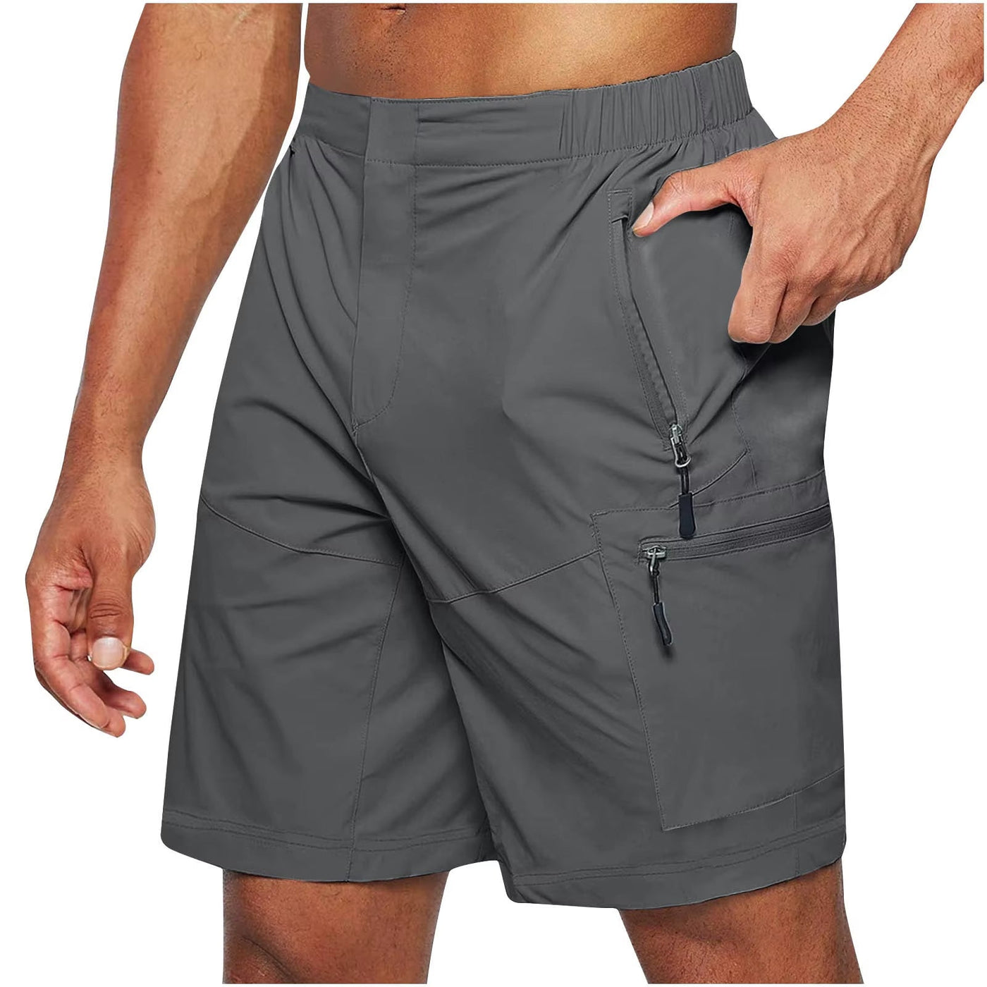 Men's shorts technical fabric multi-pockets - Adrian