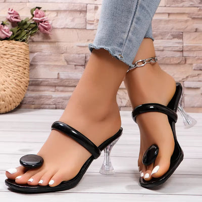 Women's heeled sandals minimalist design elegant style - Julieta