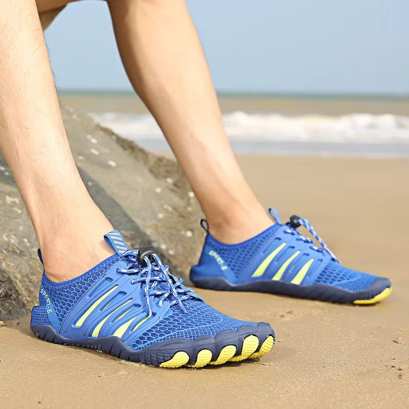Unisex quick-drying electric blue unisex trainers - Alven