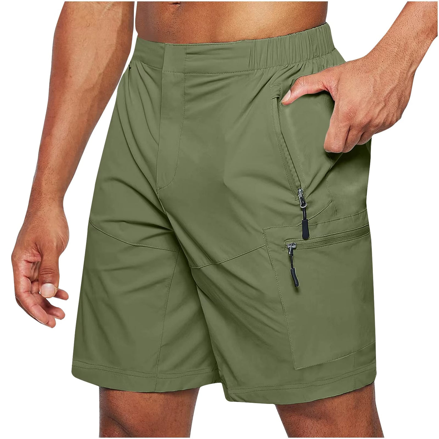 Men's shorts technical fabric multi-pockets - Adrian