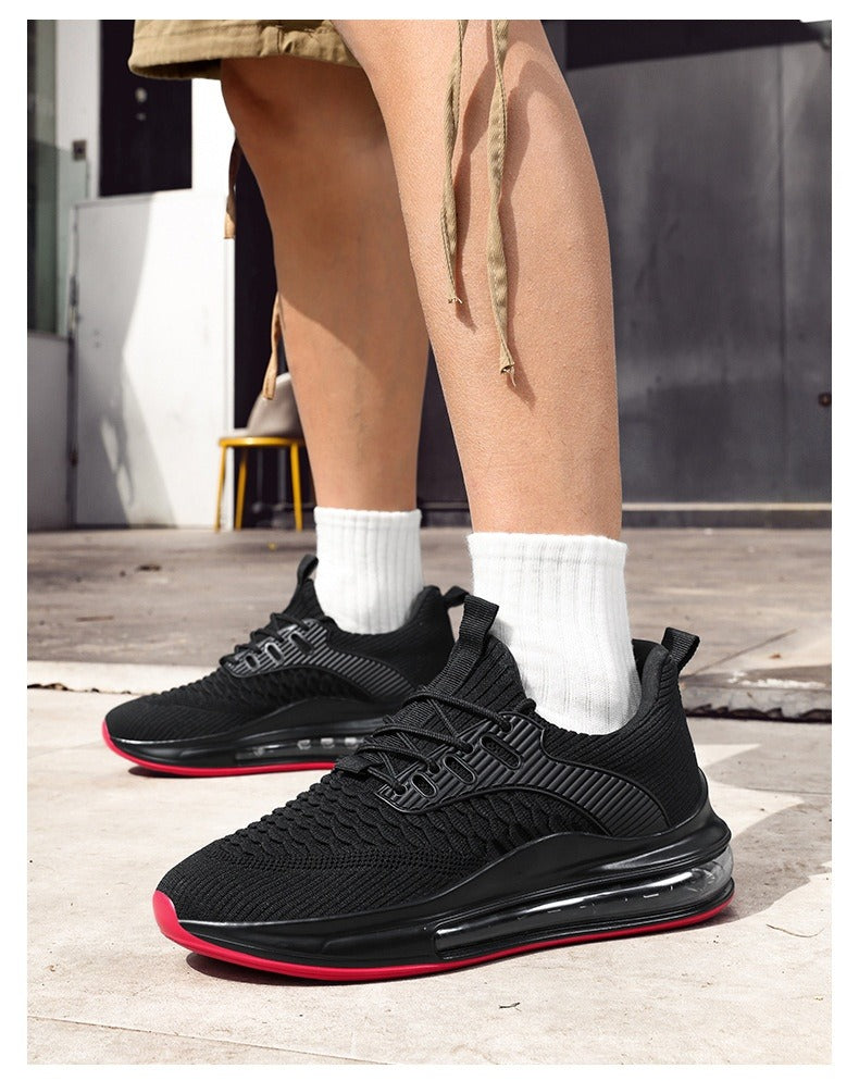 Men's sports shoes in breathable fabric with air chamber sole - Elías