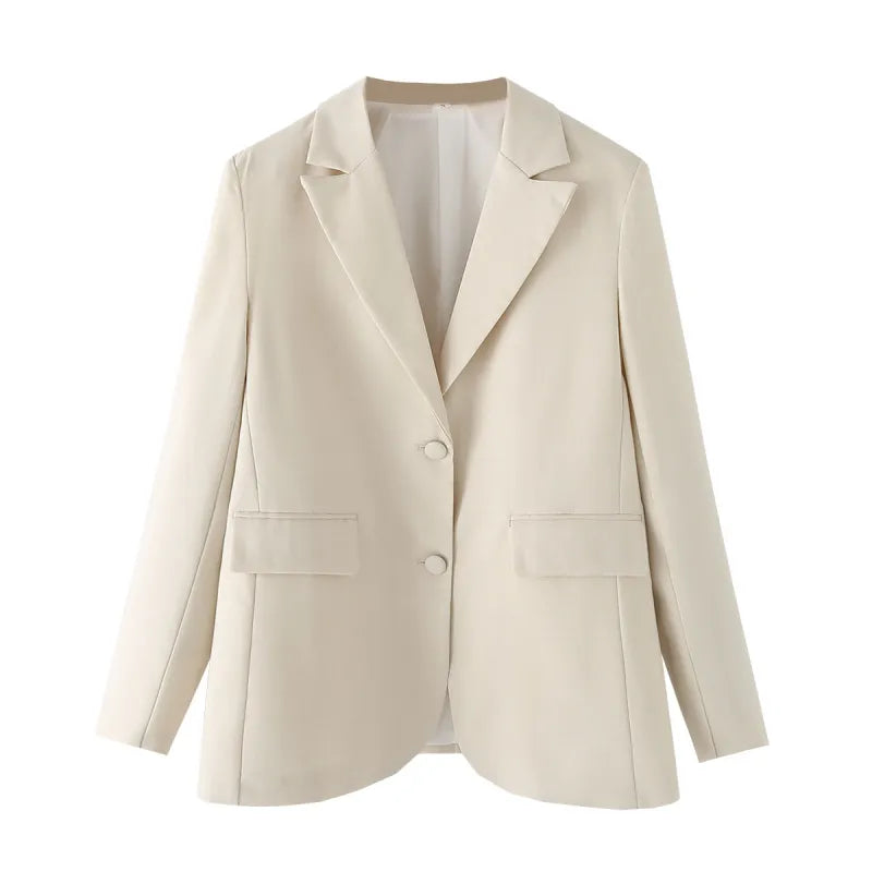 Rita - Temperament Entry Lux Workplace Metal Chain Suit Pants Three Piece Set